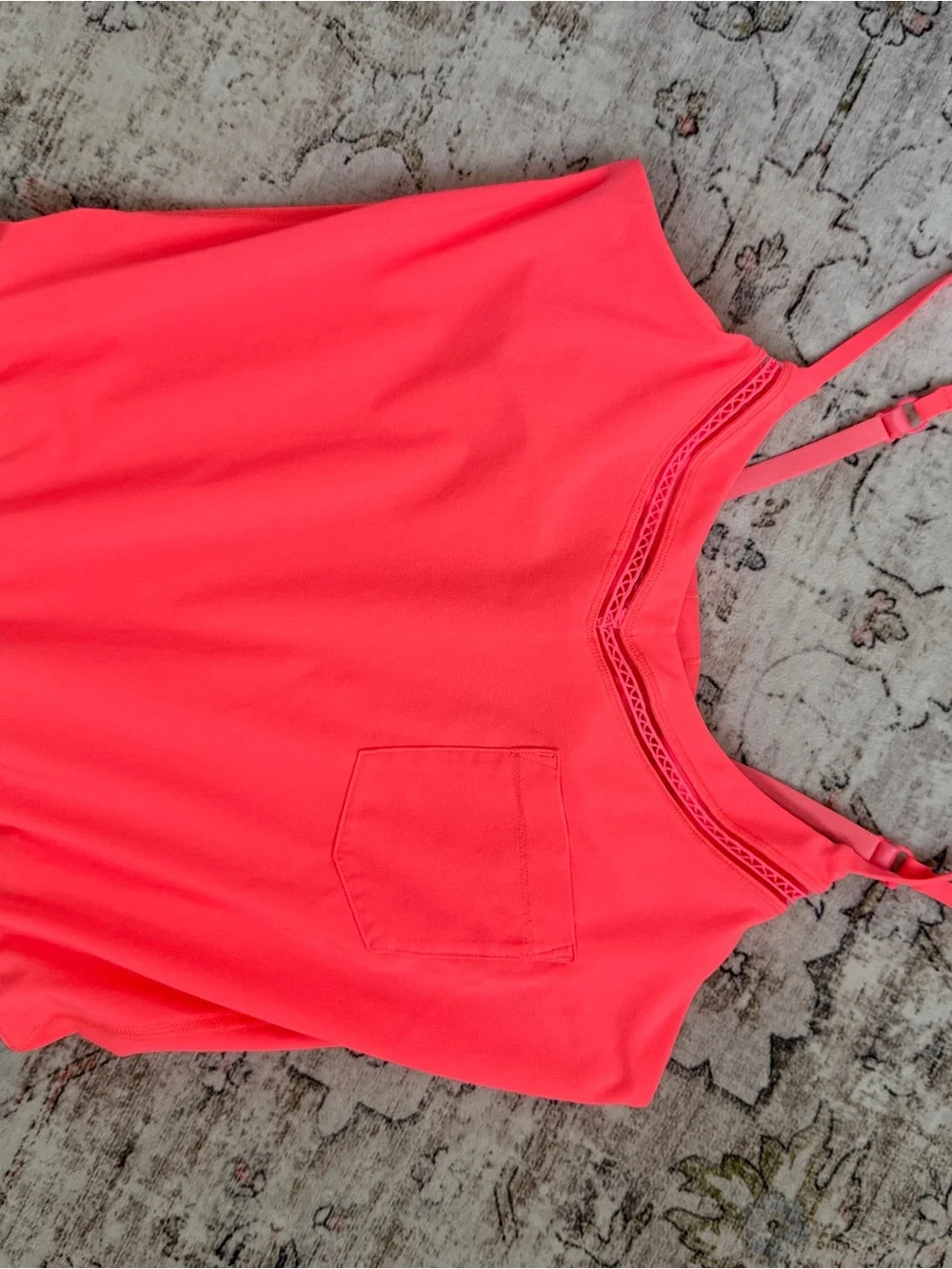 Ivivva Girls Neon Pink & Gray Pull-On Romper
